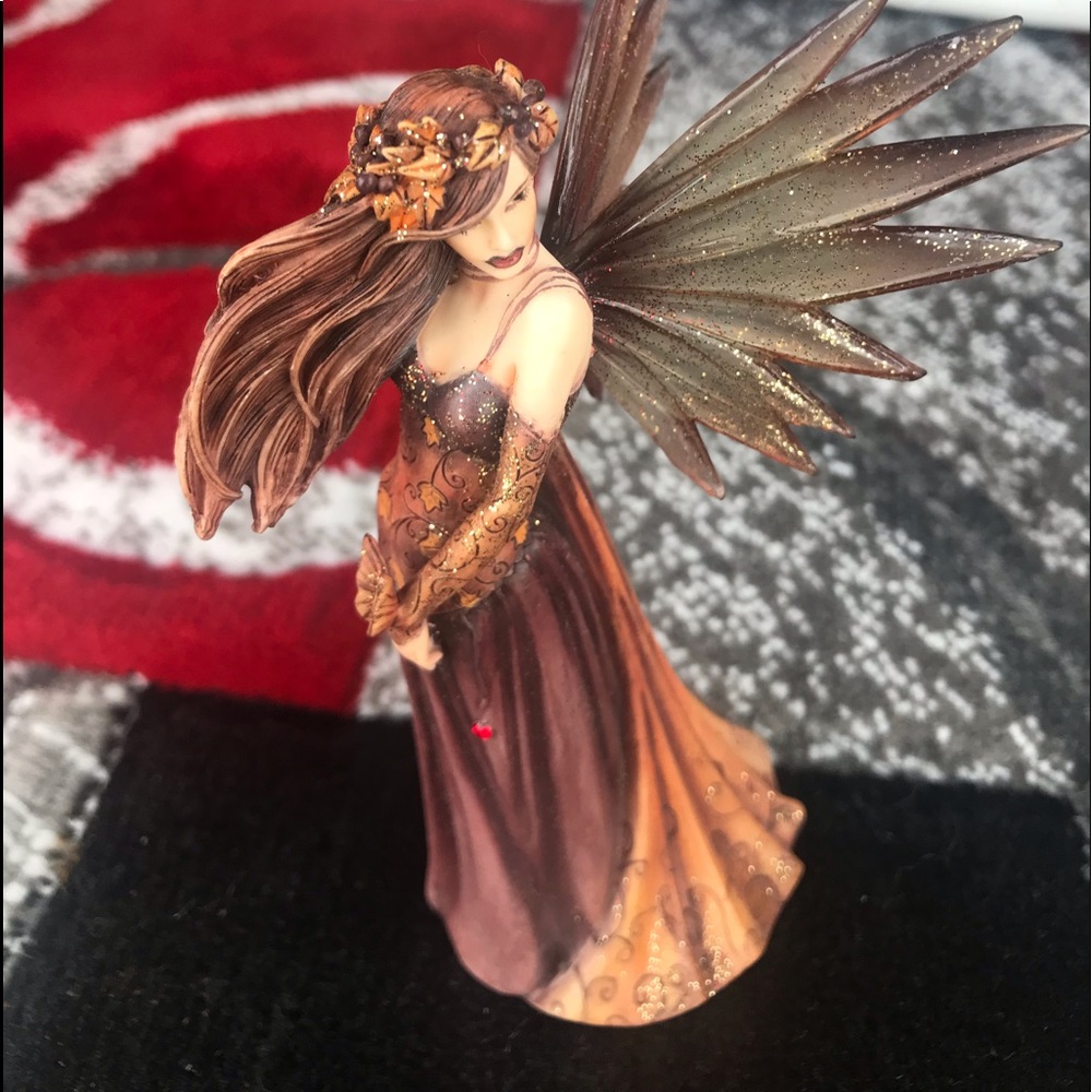 Autumn Splendor Dragonsite Fairy Figurine, rare